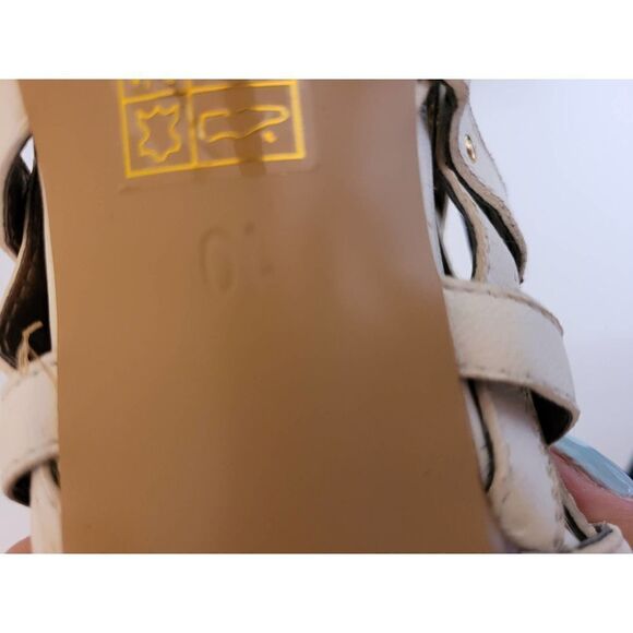 Women's Sandal Stiletttos summer boots studded BABY PHAT Marianela white 10 - Picture 8 of 12